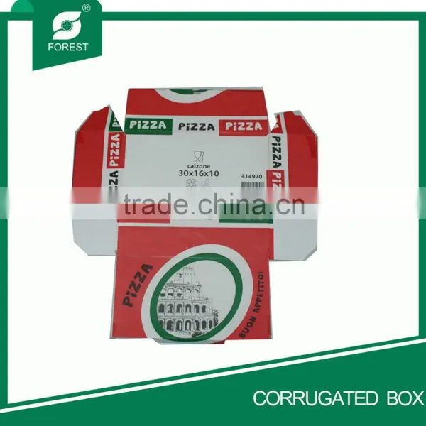 HOT SALE CORRUGATED PAPER PIZZA BOX FOR FAST FOOD photo-3