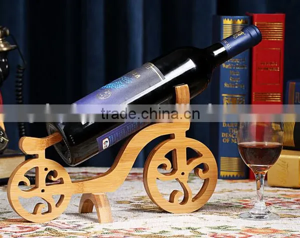 Eco Friendly Novelty Craft Bamboo Wine Rack, Wine Holder photo-2