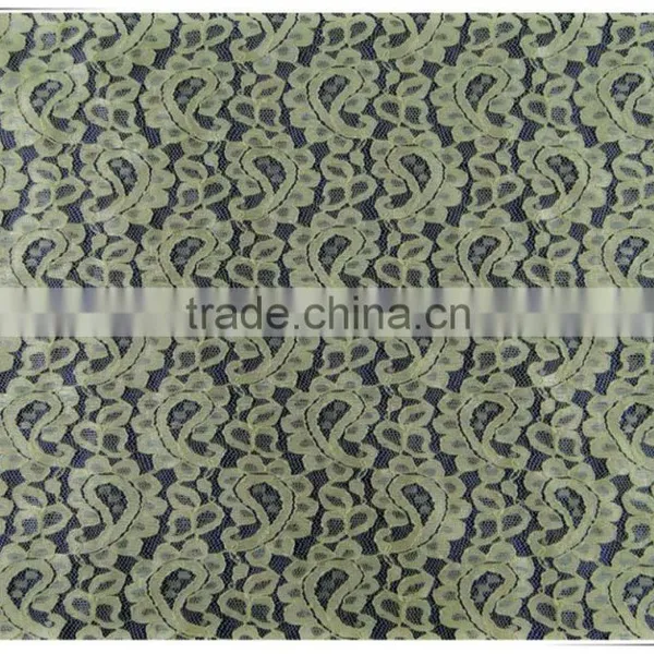 100%Polyester High Quality Custom Chemical Lace for Wedding Dress