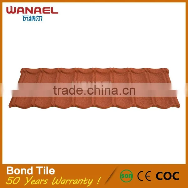 Roof Tiles New French Style Hot Selling Colorful Stone Coated photo-2