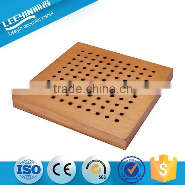 Wood Acoustic Perforated Panel System Fro Wall and Ceiling photo-4