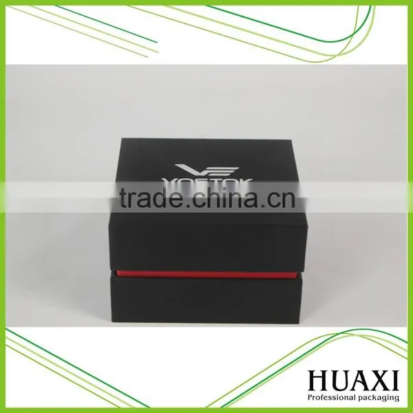 2016 Hot Sale Cheap Black Paper Pocket Watch Box photo-2