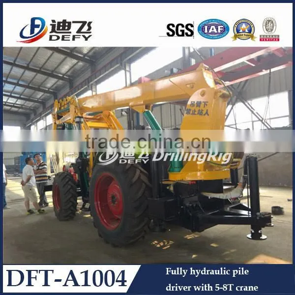 1-6m DFT-A1004 Portable Newest Auger Drill Machine With Crane photo-2