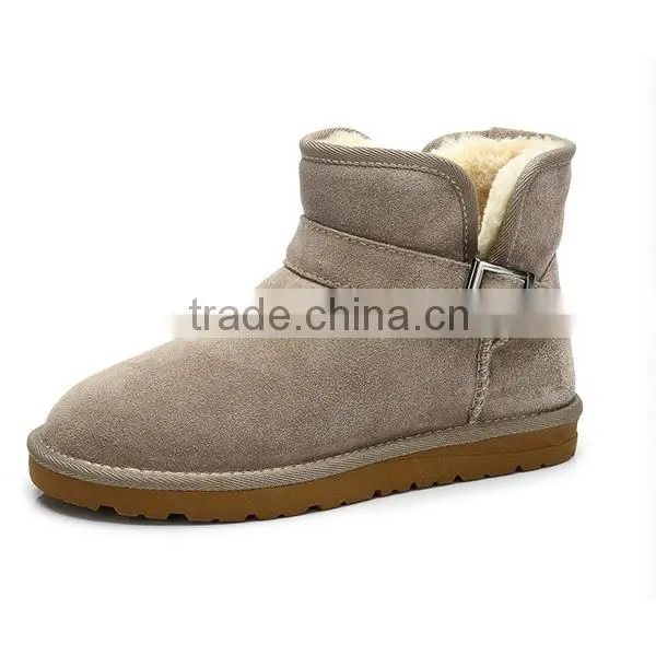 Fashion Plain Dress Boots Winter Boots Fur Boots photo-2
