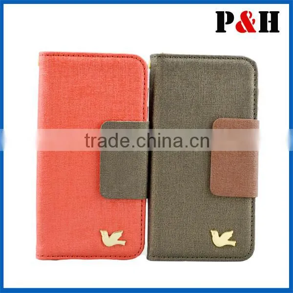 New Leather Folding Wallet Case for Iphone 5