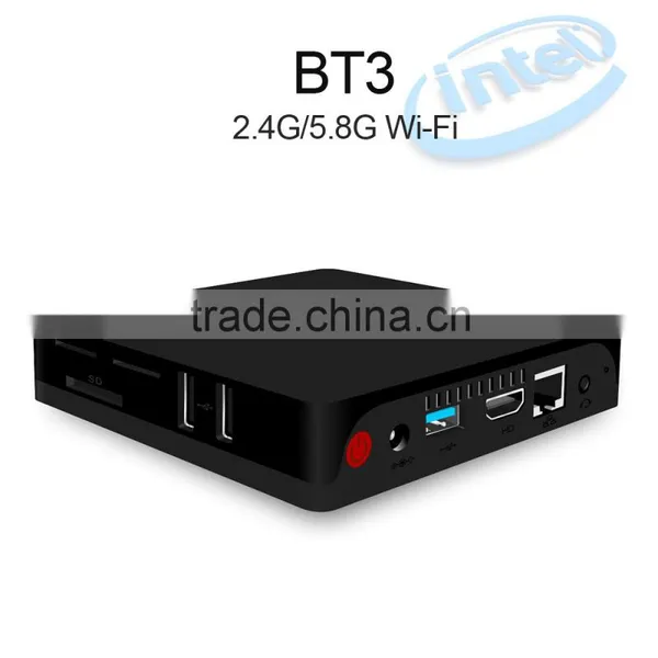 2G RAM 64G EMMC Flash Intel Mini PC Powered by Atom X5-Z8300 Window 8.1 OS Support 1000M LAN 2.4G/5G Dual Band Wifi BT3 Mini PC photo-2