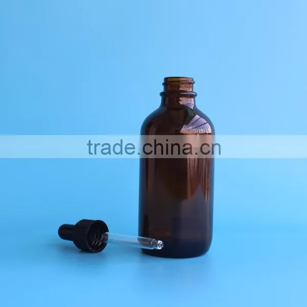 120ml Boston Round Glass Bottle With Dropper photo-2