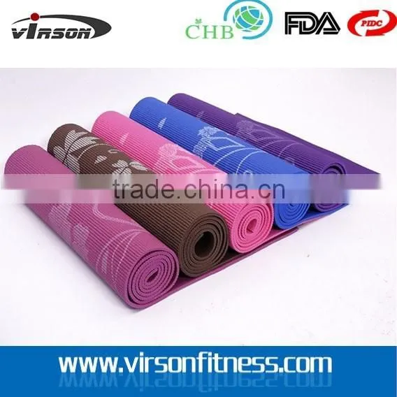 Printed Classic PVC Yoga Exercise Mat