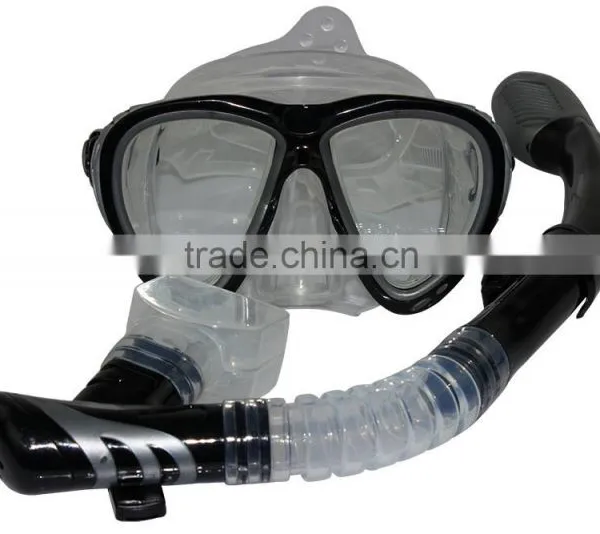 Adult custom silicone diving mask full face diving mask and snorkel sets