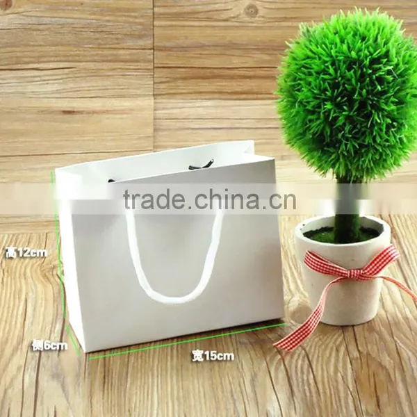 Nice Various Size White Shopping Paper Bag,Cheap Kraft Paper Coin Pouch photo-4