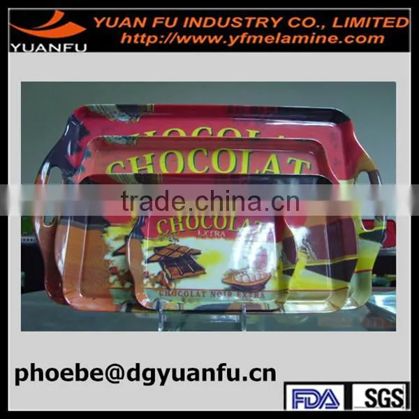 100% Serving Plastic Melamine Tray