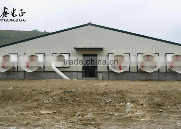 Poultry Chicken Layer Broiler Sheds/house Building Design