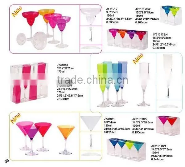 Plastic drinkware series-champagne flute