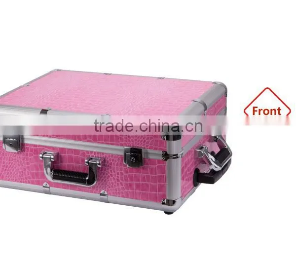 Sunrise Factory Price Professional Rolling Beauty Nail Cosmetic Display Case photo-2