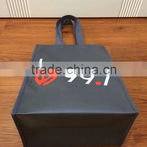 Custom Printed Logo Eco Promotion Wine Bottle Bag photo-3
