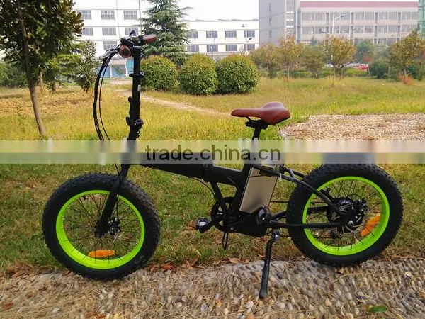 Mini Fat Tire Folding Electric Bicycle Mountain Bicycle in China