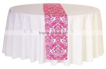 Navy Blue Burlap Table Runner photo-5