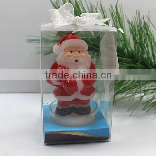 Art Candle/ Christmas Snowman Candle/handmade Christmas Candle photo-3