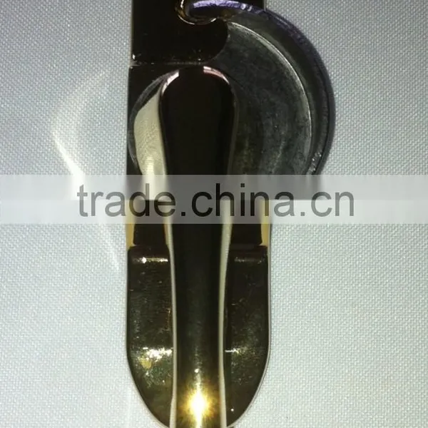 90910307 Half Moon Lock Sliding Window Lock Winow Handle Gold-plated photo-3
