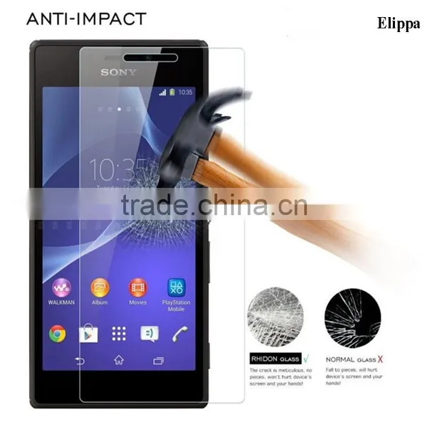 2.5D Toughened Glass Membrane Explosion Proof Tempered Glass Screen Protector For Sony M2 photo-3