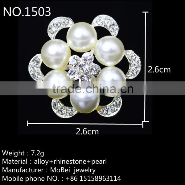 Retro Pearl Diamond Alloy Diy Hair Accessories Headdress Ornaments Handmade Accessories for Clothes Bags Shoes 1482 photo-2