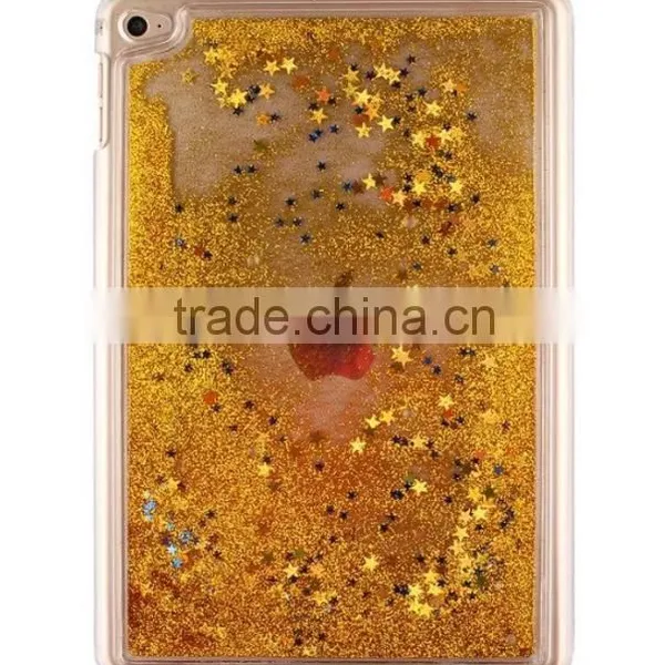 Hard Plastic Bling Bling Flowing Sand Tabet Case for Ipad Mini, for Mini Ipad 4 Cover Case Sparkling Quicksand Design photo-4