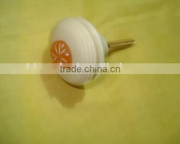 White ceramic door knobs | Ceramic fancy door knob