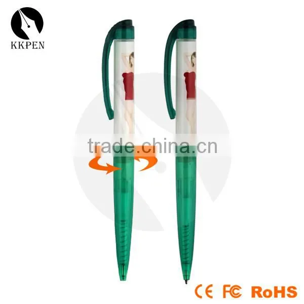 KKPEN Customized Logo Print Cheapest Promotional Plastic Ball Pen photo-2