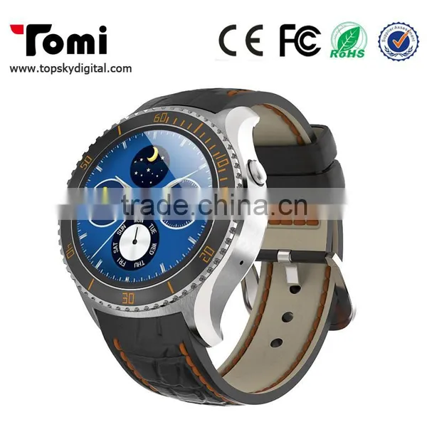 I2 3G Smart Watch Phone MTK6580 Android 5.1 OS 512MB+4G Quad Core Heart Rate Monitor Wake up Screen photo-2