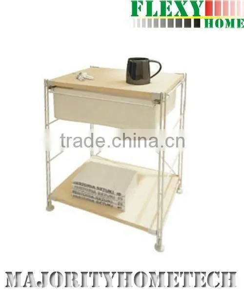 HOT! Metal and Wood Dining Side Table