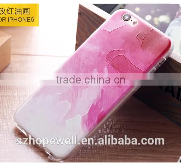 Promotion Gift Mobile Phone Cover for Iphone 6 Smart Phone With Oil Painting photo-5