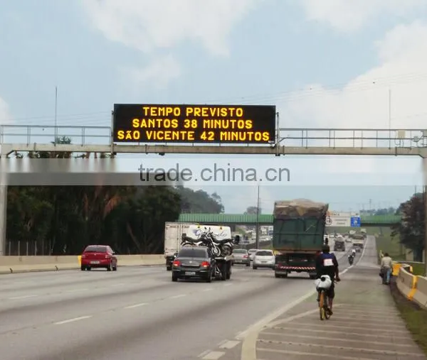 P31.25 Amber Color VMS Variable Message Signs for Traffic Guidance photo-6
