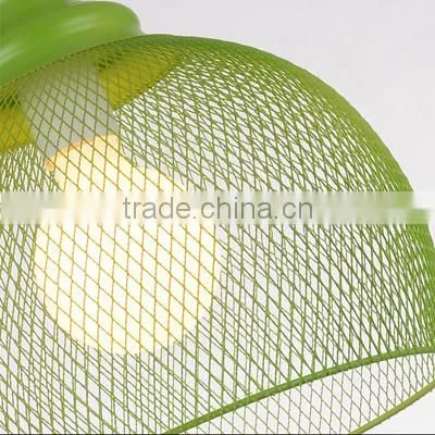 Pendant Light Fixture With Green Color Modern E14 photo-2