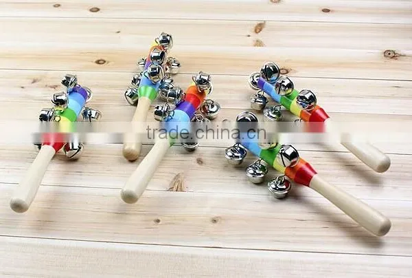 Baby Wooden Rainbow Rattles photo-3