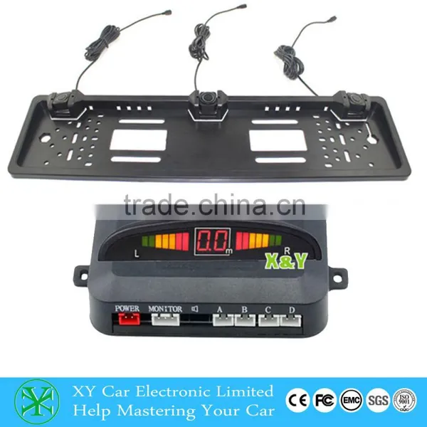 License Plate Frame Parking Sensor ,car Parking Assist Reverse Led Parking Sensor XY-5202L photo-5