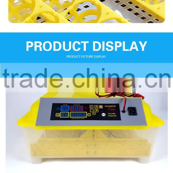 2017 HHD Hot Sale Newest Full Automatic Used Egg Incubators Digital Egg Incubation Hatching CE Approved photo-3