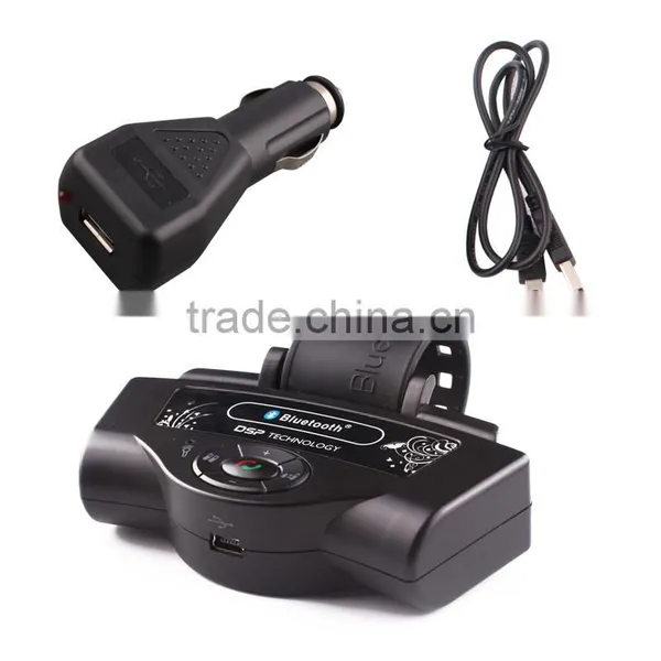 In-car Wireless FM Transmitter Car Charger MP3 Player Bluetooth Hand-Free For Steer Wheel