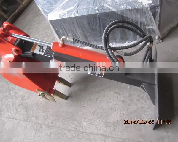 Mini Skid Steer Loader Mounted China Mini Digger Attachment for Sale photo-4