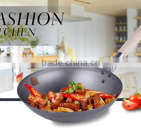 FDA LFGB Certificate Carbon Steel Induction Wok Price photo-5