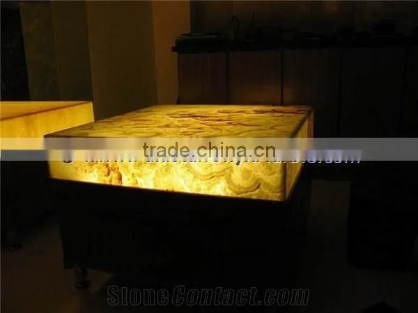 Free Sample for Most Popular BACKLIT ONYX TABLES DINNG TABLE COFFEE TABLES photo-6