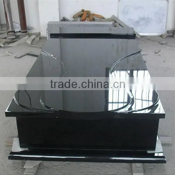 China Hebei Black Granite Tombstone photo-2