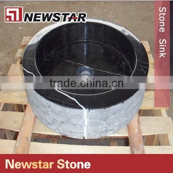 Newstar Polished Black Stone Sink photo-6