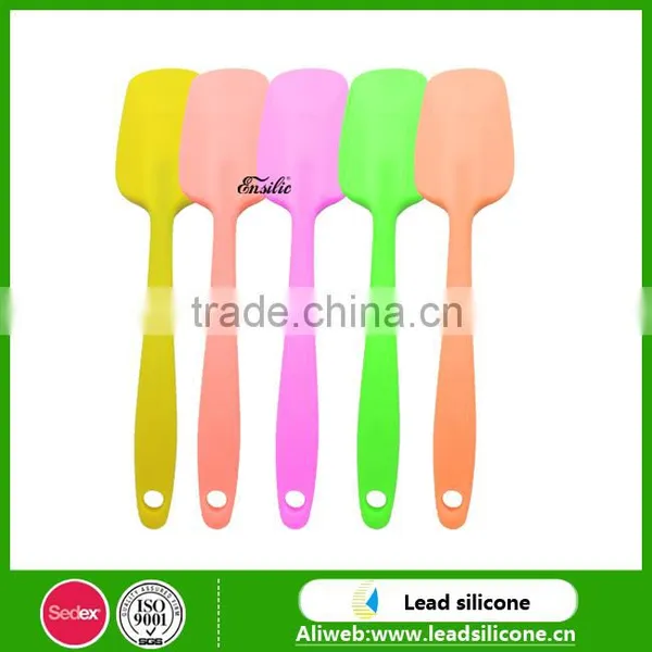 Personalized Colorful Food Grade Baking Pastry Cookie Silicone Spatula / Ice Cream Utensil Silicone Spatula photo-3