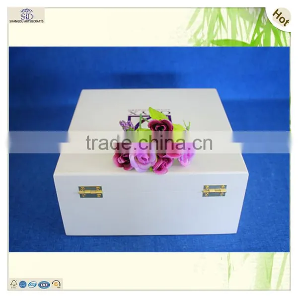 Decorating Lighted Plain Craft Wooden Pen Box photo-4