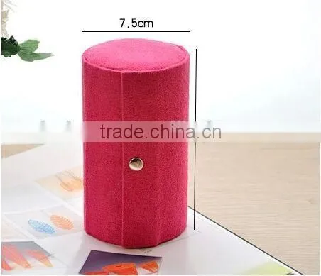 Hot Sale 3-layer Jewelry Box / Colorful Folding Jewelry Storage /High Quality Travel Jewelry Organizer photo-4