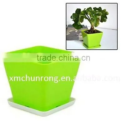 Cheap Plastic Flower Pot With Tray photo-2