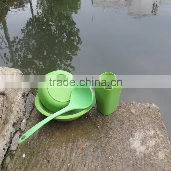 Serviceable Hot Design Traditional Bamboo Fiber Dinner Set photo-2