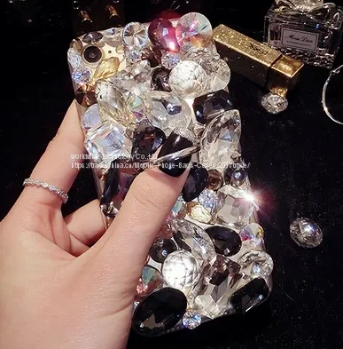Luxury Crystal Diamond Cell Phone Cover Case Mobile Phone Cases for IPhone7/7Plus/6/6s/6plus/6splus Soft Shell Housing photo-2