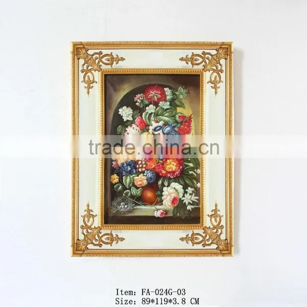 Hand-Made Solid Wood Frame With Hand-Painted Oil Painting for Interior Wall Arts photo-2