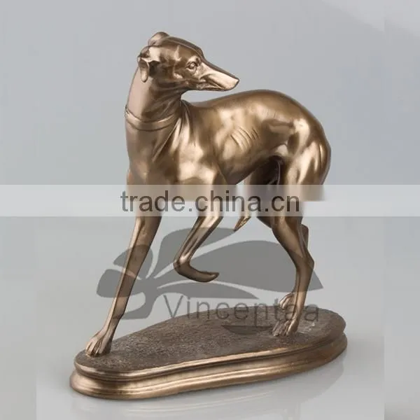 Antique Brass Dog Statue Cna be Customized VSL-033 photo-5